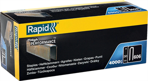 RAPID тип 55 (C / 14 / 606), 30 мм, 4000 шт., супертвердые, закаленные, скобы узкие 466301040