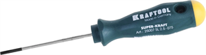 KRAFTOOL SL2.5x0.4x75 мм, отвертка 25007-2.5-075