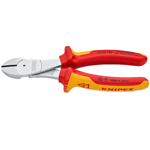 KNIPEX 180 мм, кусачки боковые (бокорезы) KN-7406180