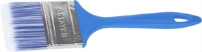 STAYER 75 мм, 3", пластмассовая ручка, искусственная щетина, кисть плоская MASTER АQUA 01072-75