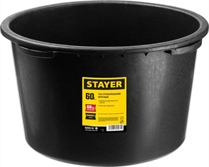 {{photo.Alt || photo.Description || 'STAYER 60 л, 34x58x56 см, пластмассовый, круглый, таз строительный 06098-60_z01'}}