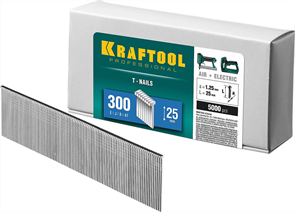 KRAFTOOL гвозди тип 300, 25 мм, гвозди для нейлера 31785-25