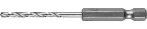 ЗУБР d 2 x 69 мм, НЕХ 1/4", сверло спиральное по металлу 29623-069-2