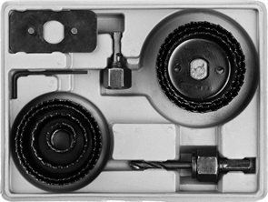 {{photo.Alt || photo.Description || 'STAYER 7 шт: d=22-41-54-57-60-64-67 мм, набор коронок по дереву 29600-H7'}}
