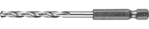 ЗУБР d 4.2 x 93 мм, НЕХ 1/4", сверло спиральное по металлу 29623-093-4.2