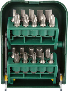 KRAFTOOL 21 шт., кейс пластиковый, мобильный бит бокс 26135-H21