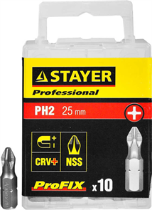 {{photo.Alt || photo.Description || 'STAYER PH2, 25 мм, 10 шт., биты ProFix Phillips 26201-2-25-10_z01'}}