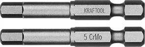 {{photo.Alt || photo.Description || 'KRAFTOOL HEX5, 50 мм, 2 шт., кованые профессиональные биты X-DRIVE 26127-5-50-2'}}