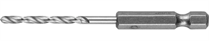 ЗУБР d 2.5 x 77 мм, НЕХ 1/4", сверло спиральное по металлу 29623-077-2.5