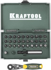 {{photo.Alt || photo.Description || 'KRAFTOOL 33 шт., Cr-V, набор бит X-Drive 26065-H33'}}