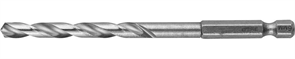 ЗУБР d 6 x 111 мм, НЕХ 1/4", класс A, Р6М5, сверло спиральное по металлу 29623-111-6