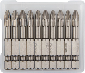 KRAFTOOL PZ2, 50 мм, 10 шт., кованые профессиональные биты X-DRIVE 26123-2-50-10