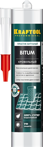 KRAFTOOL 280 мл, черный, битумный герметик 41261