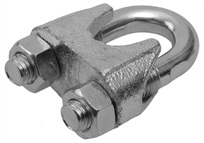 ЗУБР 10 мм, 2 шт., зажим троса DIN 741 4-304416-10