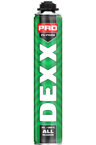 DEXX 750 мл, пистолетная, монтажная пена 41126