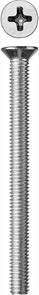 ЗУБР M6 x 70 мм, 5 кг, потайная головка, винт DIN 965 303110-06-070