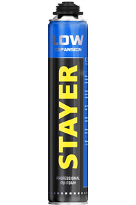 STAYER 750 мл, выход до 65 л, пистолетная, монтажная пена 41136