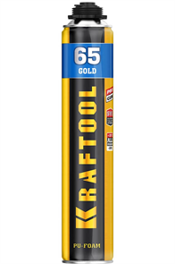 KRAFTOOL 850 мл, выход до 65 л, пистолетная, монтажная пена 41194