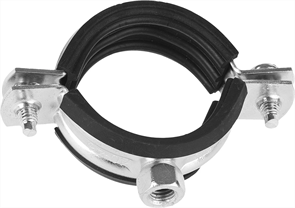 ЗУБР 250 шт., 10-14 мм, оцинкованный, 1/4", оцинкованный хомут трубный с гайкой 37850-10-14-250