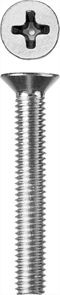 ЗУБР M6 x 40 мм, 5 кг, потайная головка, винт DIN 965 303110-06-040