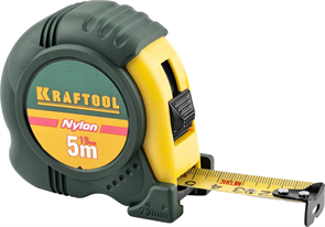 KRAFTOOL 5 м х 19 мм, рулетка с нейлоновым покрытием 34122-05-19_z01