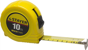 STAYER 10 м х 25 мм, рулетка 34014-10-25 Профессионал