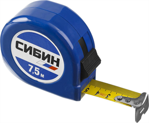 {{photo.Alt || photo.Description || 'СИБИН 7,5 м х 25 мм, пластиковый корпус, рулетка 34020-08-25'}}