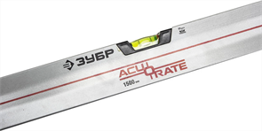 ЗУБР 1500 мм, уровень коробчатый усиленный ACURATE 3 34593-150