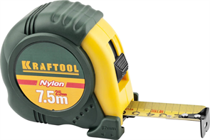 KRAFTOOL 7.5 м х 25 мм, рулетка с нейлоновым покрытием 34122-08_z01