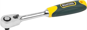 KRAFTOOL 1/4", 60 зубцов, Cr-V сталь, трещотка для торцовых головок 27794-1/4_z02