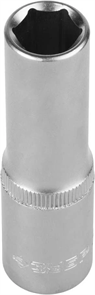 ЗУБР 1/2", 12 мм, Cr-V сталь, хромированная, торцовая головка 27726-12