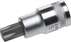 KRAFTOOL 1/2", 55 мм, S2 сталь, Т55, сатинированная, торцовая бита-головка INDUSTRIE QUALITAT 27905-55_z01