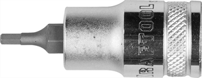 KRAFTOOL 1/2", S2 сталь, H3, сатинированная, торцовая бита-головка "INDUSTRIE QUALITAT" 27908-03