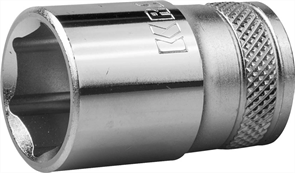 KRAFTOOL 1/2", 16 мм, Cr-V сталь, хромированная, торцовая головка 27805-16_z01