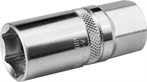 KRAFTOOL 1/2", 16 мм, Cr-V сталь, хромированная, торцовая головка 27812-16_z01