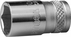 KRAFTOOL 1/4", 10 мм, Cr-V сталь, хромированная, торцовая головка 27815-10_z01