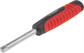 ЗУБР 1/4", 150 мм, Cr-V сталь, хромированный, вороток-отвертка МАСТЕР 27724-1/4