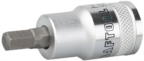 KRAFTOOL 1/2", S2 сталь, H8, сатинированная, торцовая бита-головка "INDUSTRIE QUALITAT" 27908-08