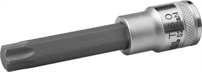 KRAFTOOL 1/2", 100 мм, S2 сталь, Т60, удлиненная, сатинированная, торцовая бита-головка INDUSTRIE QUALITAT 27906-60_z01
