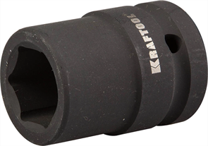 KRAFTOOL 3/4", 22 мм, Cr-Mo сталь, фосфатированная, торцовая головка ударная 27945-22_z01
