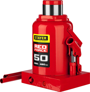 {{photo.Alt || photo.Description || 'STAYER 50 т, 300-480 мм, домкрат бутылочный гидравлический RED FORCE 43160-50_z01'}}