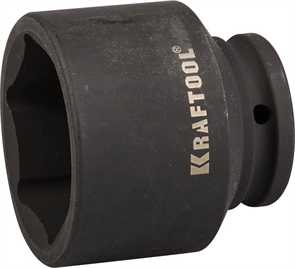KRAFTOOL 3/4", 55 мм, Cr-Mo сталь, фосфатированная, торцовая головка ударная 27945-55_z01