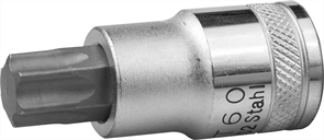 KRAFTOOL 1/2", 55 мм, S2 сталь, Т60, сатинированная, торцовая бита-головка INDUSTRIE QUALITAT 27905-60_z01