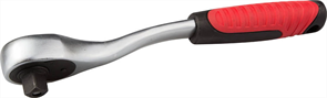 ЗУБР 1/4", 72 зубца, Cr-V сталь, трещотка для торцовых головок 27730-1/4
