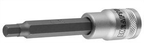 KRAFTOOL 1/2", 100 мм, S2 сталь, H7, удлиненная, фосфатированная, торцовая бита-головка INDUSTRIE QUALITAT 27909-07_z01