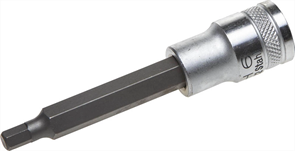 KRAFTOOL 1/2", 100 мм, S2 сталь, H6, удлиненная, фосфатированная, торцовая бита-головка INDUSTRIE QUALITAT 27909-06_z01