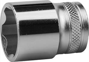 KRAFTOOL 1/2", 22 мм, Cr-V сталь, хромированная, торцовая головка 27805-22_z01