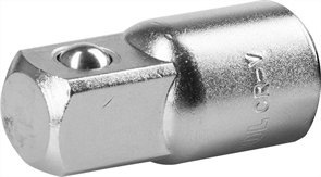 KRAFTOOL 3/8"F x 1/4"M, хромированный, адаптер для торцовых головок увеличивающий 27840_z01