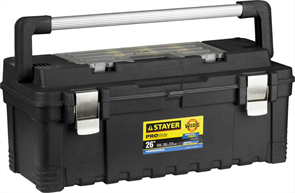 {{photo.Alt || photo.Description || 'STAYER 656 x 285 x 270 (26&quot;), пластиковый, ящик для инструментов ProWide 38003-26'}}