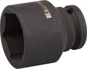KRAFTOOL 1/2", 30 мм, Cr-Mo сталь, фосфатированная, торцовая головка ударная 27940-30_z01